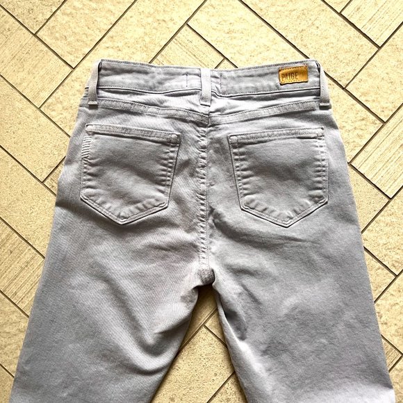 PAIGE Hoxton High Rise Light Violet Stretch Skinny Jeans Women Size 25 - Picture 6 of 10